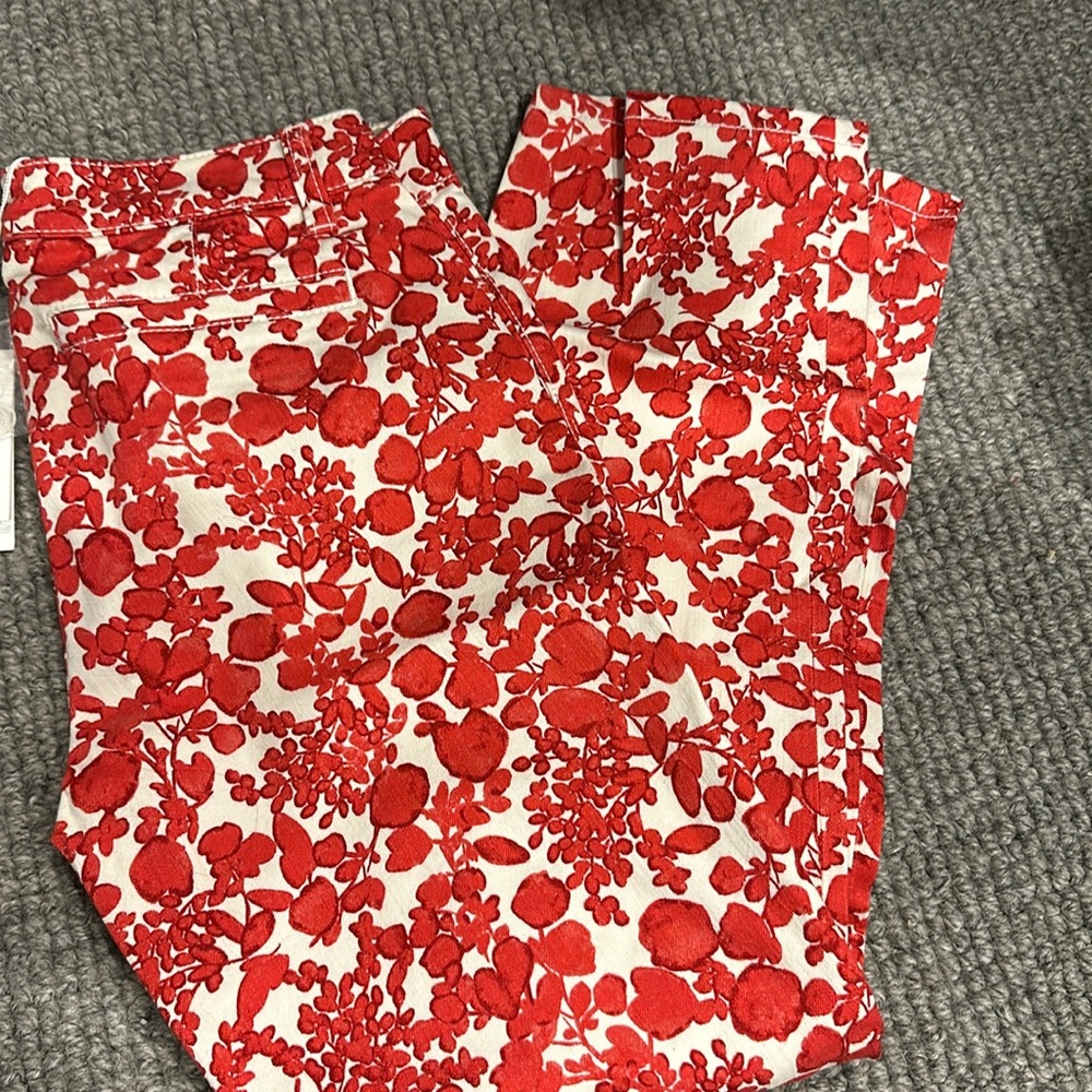 Tory Burch Laurel cropped straight leg.
